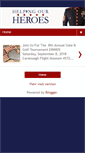 Mobile Screenshot of helpingourheroes.us